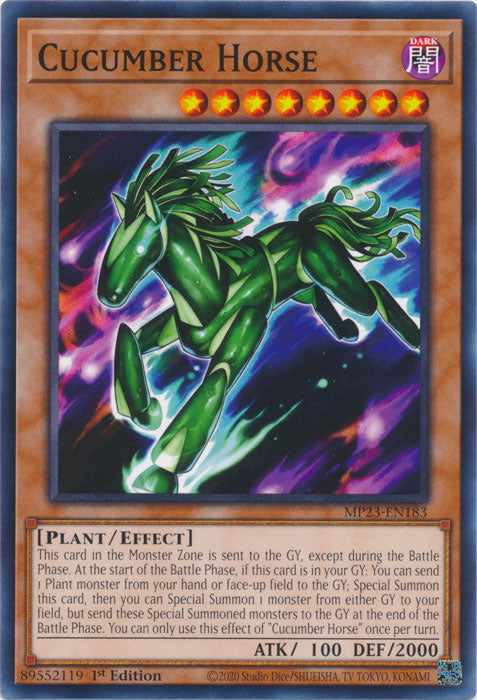 MP23-EN183 - Cucumber Horse