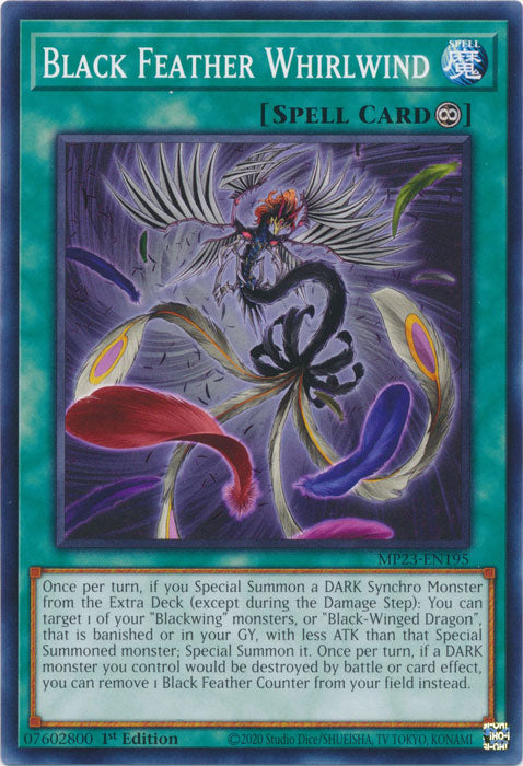MP23-EN195 - Black Feather Whirlwind