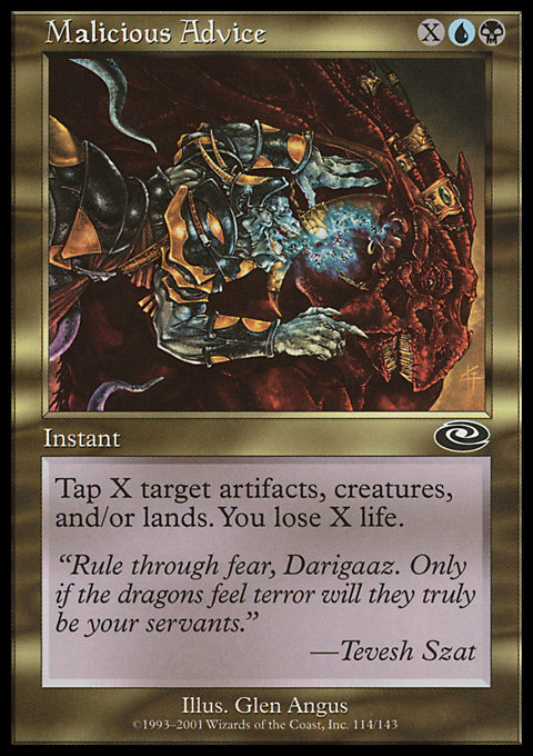 PLS - Malicious Advice