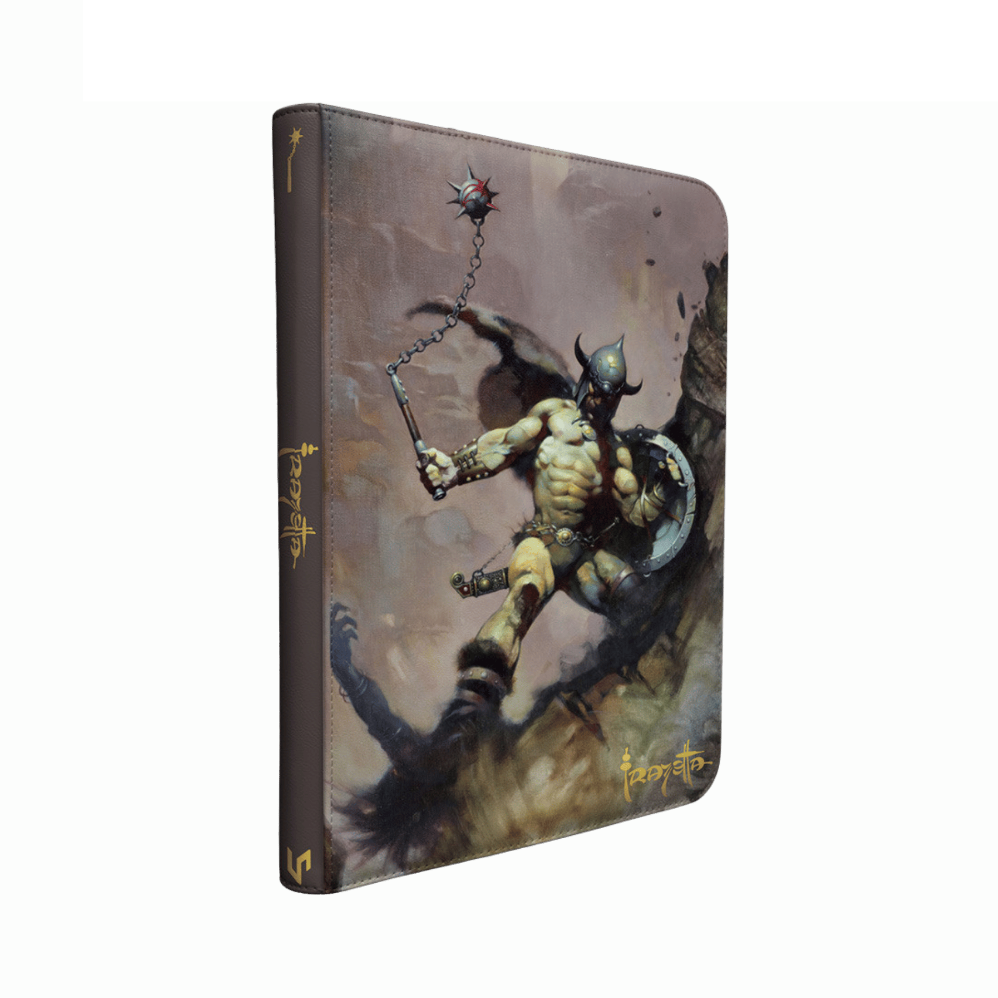 Binder: PRO 9-Pocket Premium Zippered - Artist Spotlight Frank Frazetta - Warrior with Ball and Chain