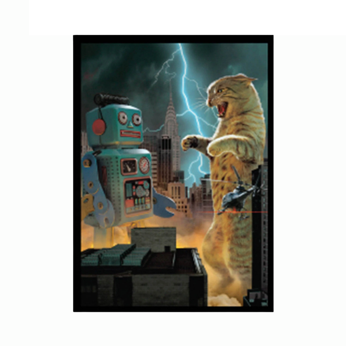 Card Sleeves: Double-Matte White Core- Movie Cats