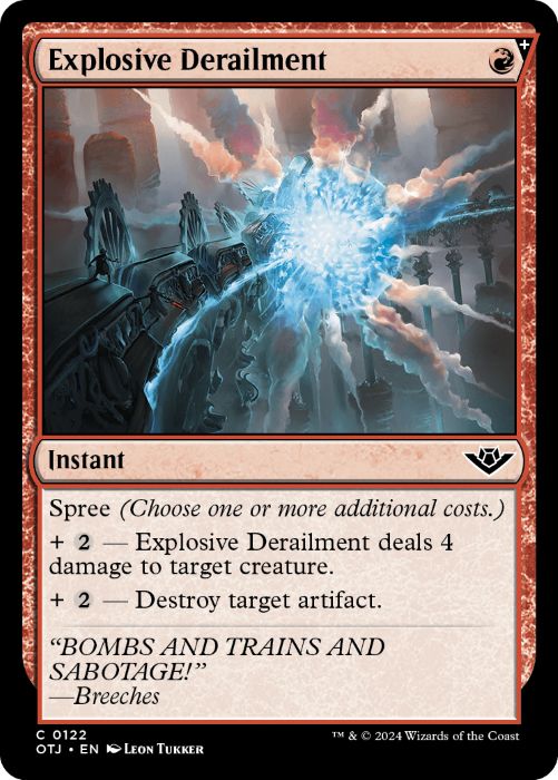 OTJ - Explosive Derailment