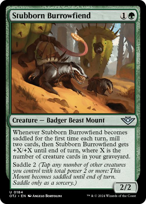 OTJ - Stubborn Burrowfiend