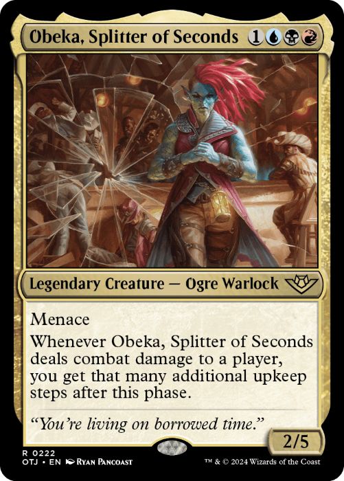 OTJ - Obeka, Splitter of Seconds