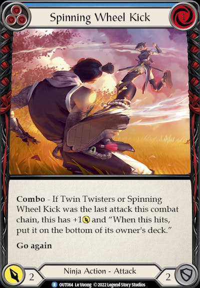 Spinning Wheel Kick (Blue)