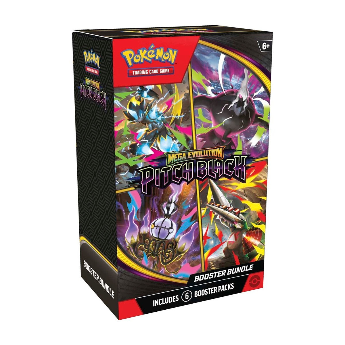Pokemon TCG: Mega Evolution 05 Pitch Black- Booster Bundle (Limitado 1 por persona)