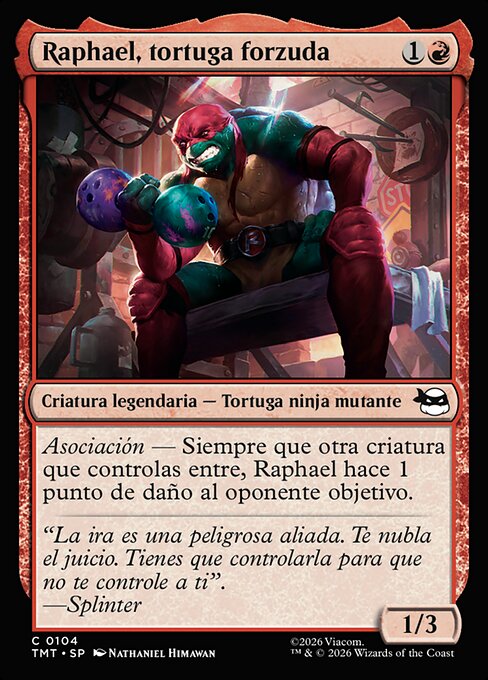 Raphael, Tough Turtle · TMT #104 · ES
