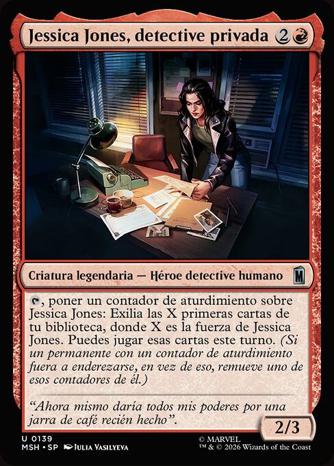 Jessica Jones, Private Eye · MSH #139 · ES