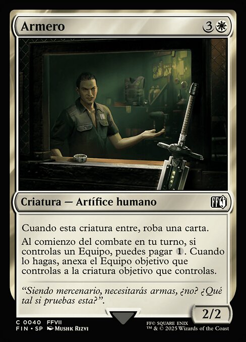 Weapons Vendor · FIN #40 · ES