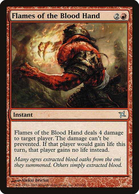 Flames of the Blood Hand Betrayers of Kamigawa BOK
