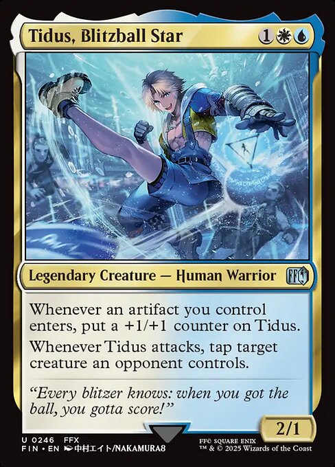 Tidus, Blitzball Star - Magic: The Gathering FIN #246