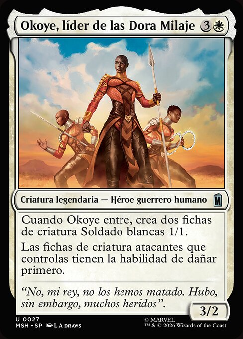 Okoye, Dora Milaje Leader · MSH #27 · ES