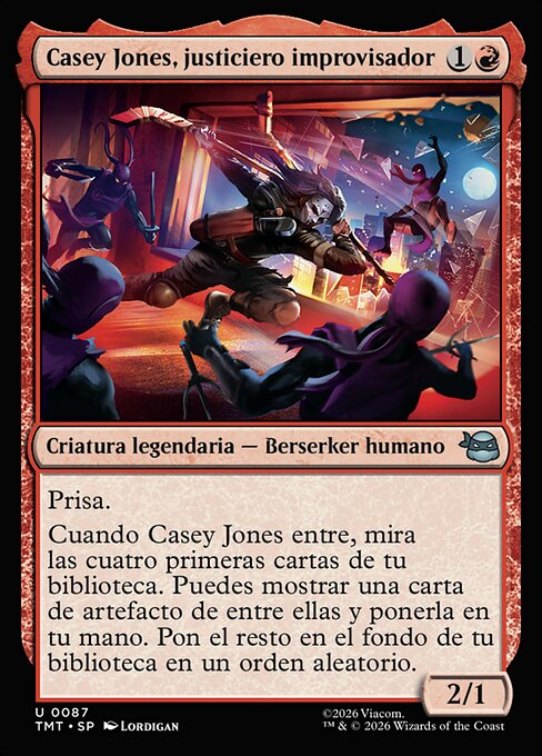 Casey Jones, Jury-Rig Justiciar · TMT #87 · ES