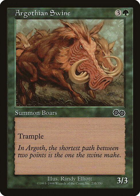 Argothian Swine - Magic: The Gathering USG #235