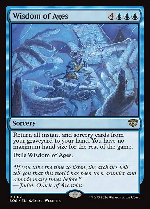 Wisdom of Ages - Magic: The Gathering SOS #71