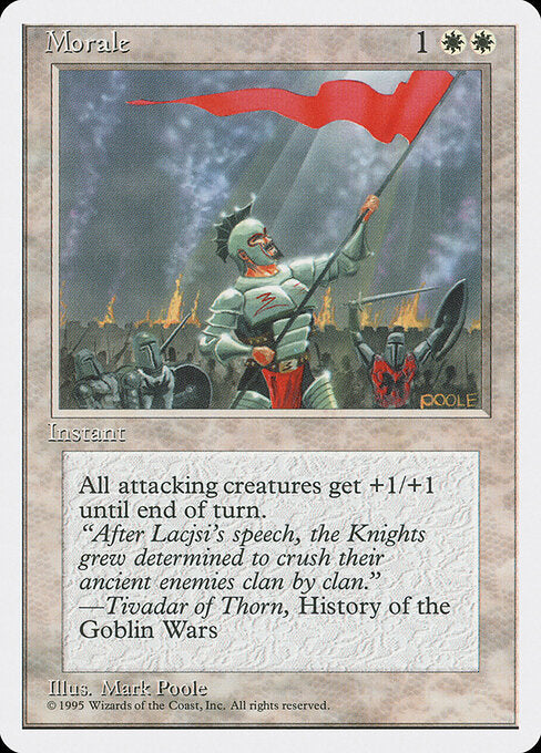 Morale - Magic: The Gathering 4ED #36
