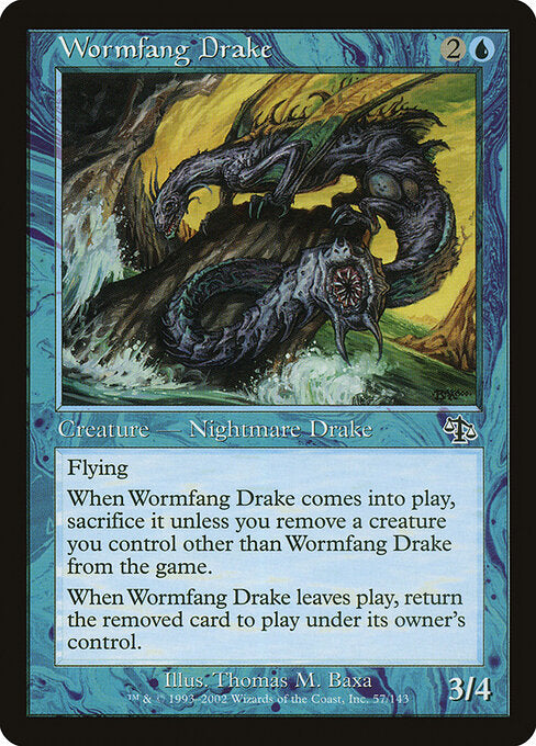 Wormfang Drake - Magic: The Gathering JUD #57