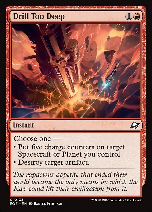 Drill Too Deep - Magic: The Gathering EOE #133