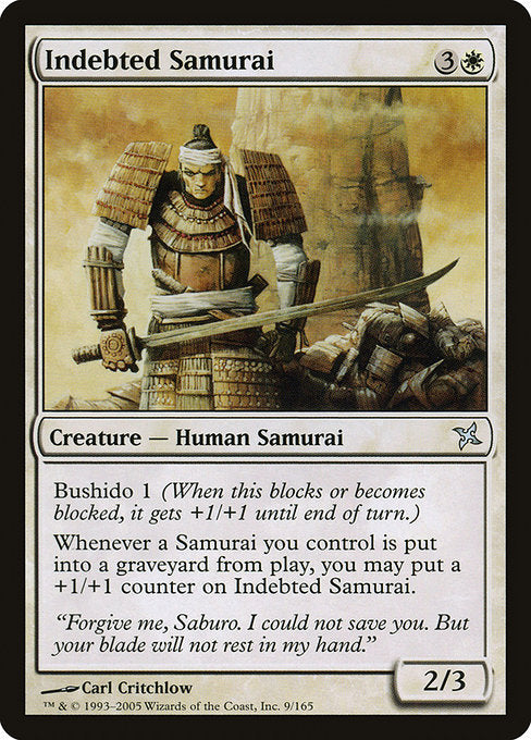 Indebted Samurai Betrayers of Kamigawa BOK