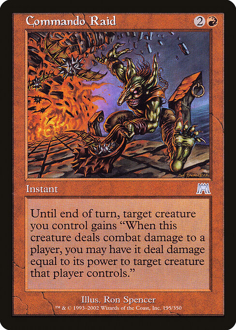 Commando Raid - Magic: The Gathering ONS #195