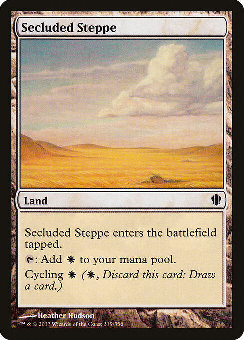 Secluded Steppe - Magic: The Gathering C13 #319