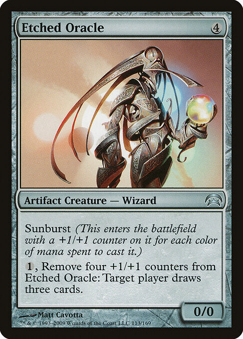 Etched Oracle - Magic: The Gathering HOP #113