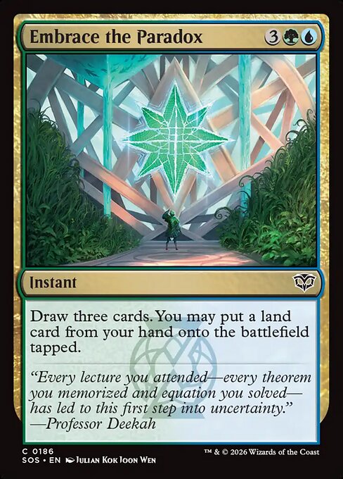 Embrace the Paradox - Magic: The Gathering SOS #186