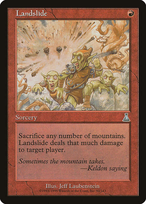 Landslide - Magic: The Gathering UDS #92