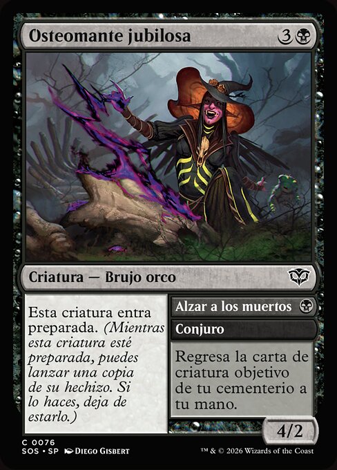 Cheerful Osteomancer // Raise Dead · SOS #76 · ES