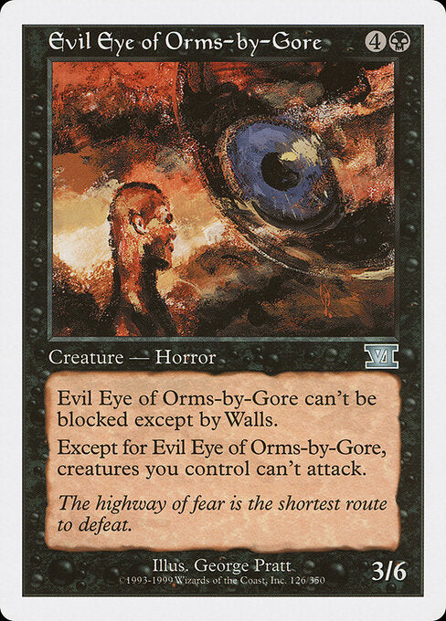 Evil Eye of Orms-by-Gore - Magic: The Gathering 6ED #126