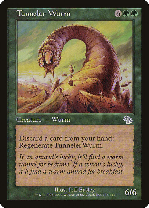 Tunneler Wurm - Magic: The Gathering JUD #135