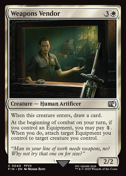 Weapons Vendor - Magic: The Gathering FIN #40
