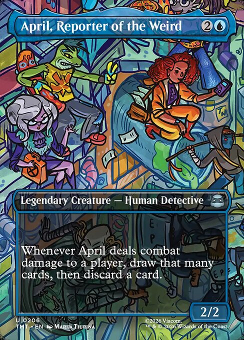 April, Reporter of the Weird - Magic: The Gathering TMT #206
