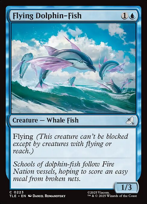 Flying Dolphin-Fish - Magic: The Gathering TLE #223