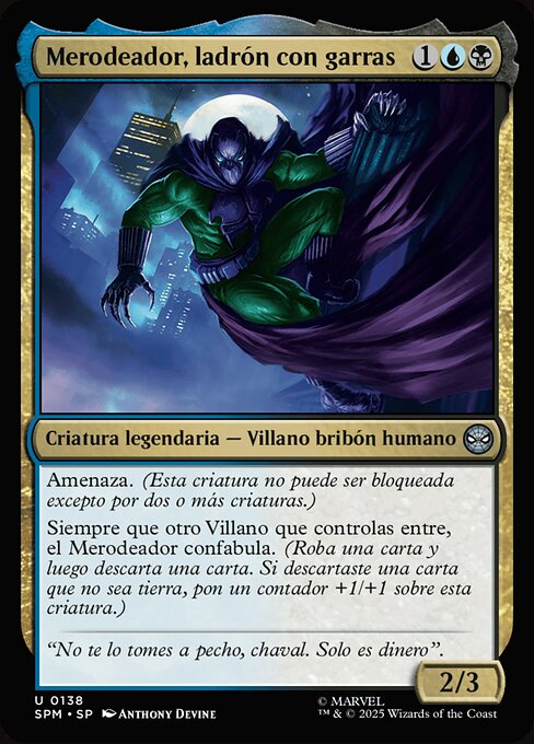 Prowler, Clawed Thief · SPM #138 · ES