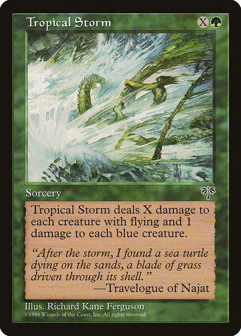 Tropical Storm - Magic: The Gathering MIR #246