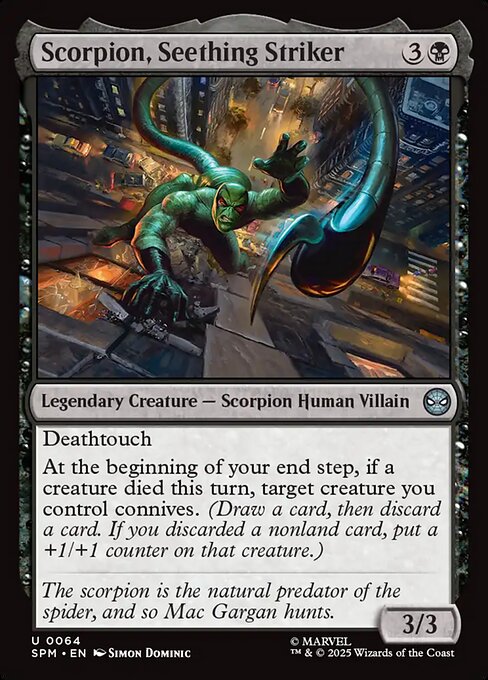 Scorpion, Seething Striker - Magic: The Gathering SPM #64
