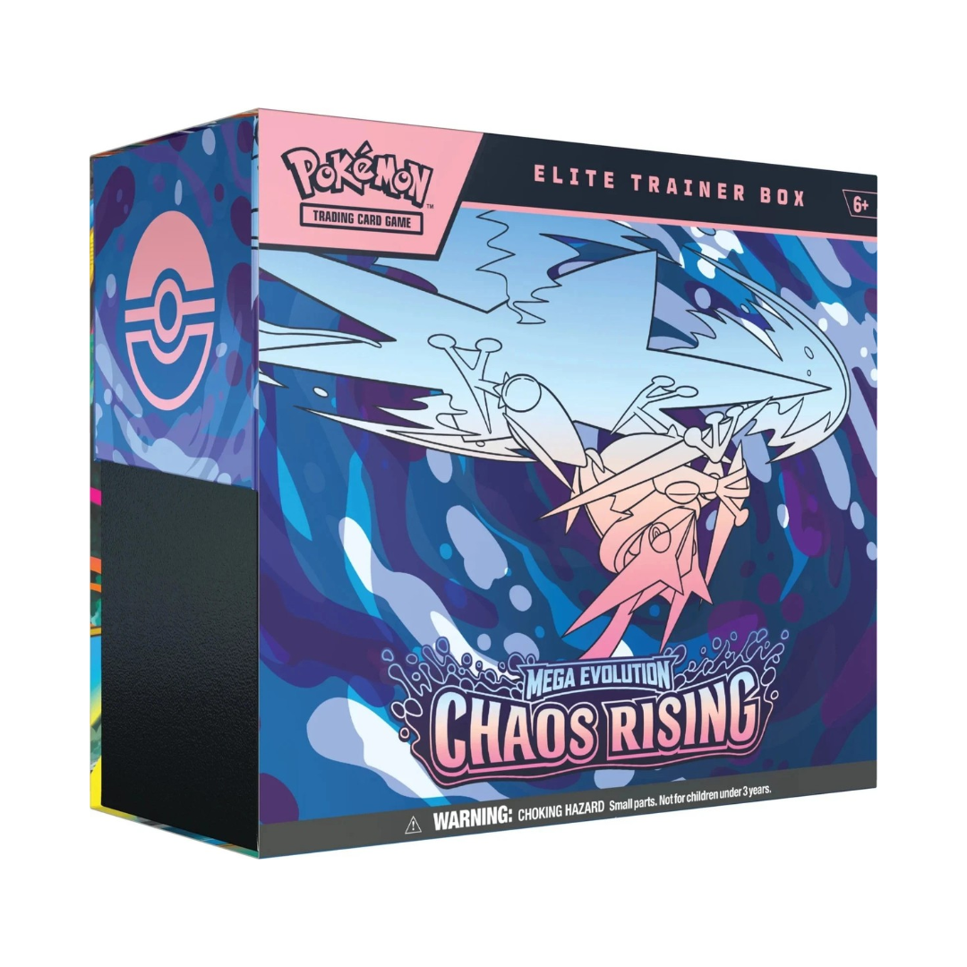 Pokemon TCG: Mega Evolution 04 Chaos Rising - Elite Trainer Box (Limite de 1 por persona)