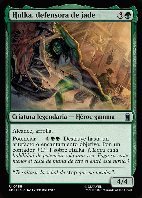 She-Hulk, Jade Defender · MSH #188 · ES