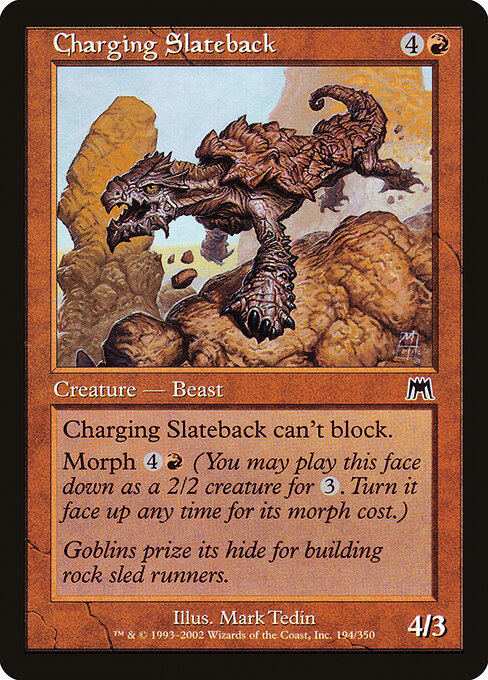 Charging Slateback - Magic: The Gathering ONS #194