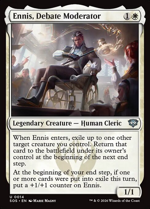 Ennis, Debate Moderator - Magic: The Gathering SOS #14