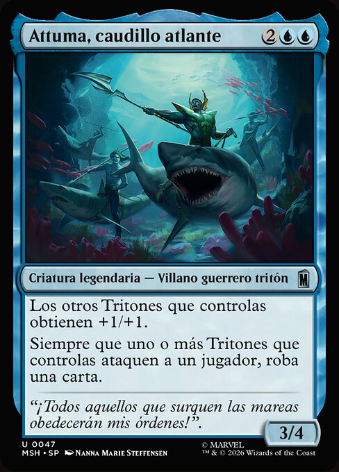 Attuma, Atlantean Warlord · MSH #47 · ES