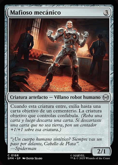 Mechanical Mobster · SPM #168 · ES