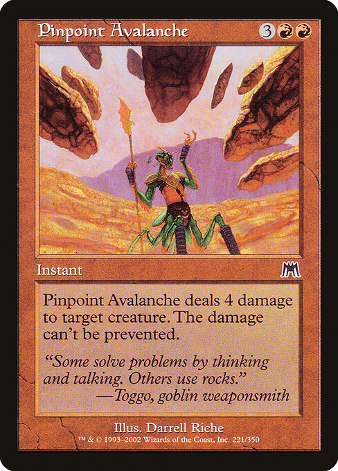 Pinpoint Avalanche - Magic: The Gathering ONS #221