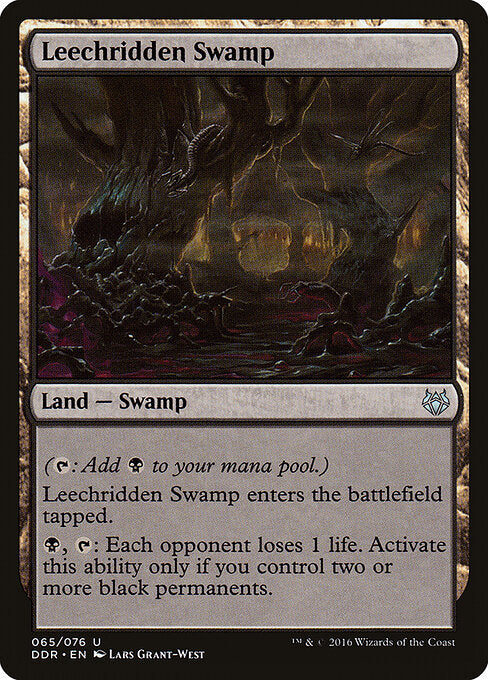 Leechridden Swamp - Magic: The Gathering DDR #65