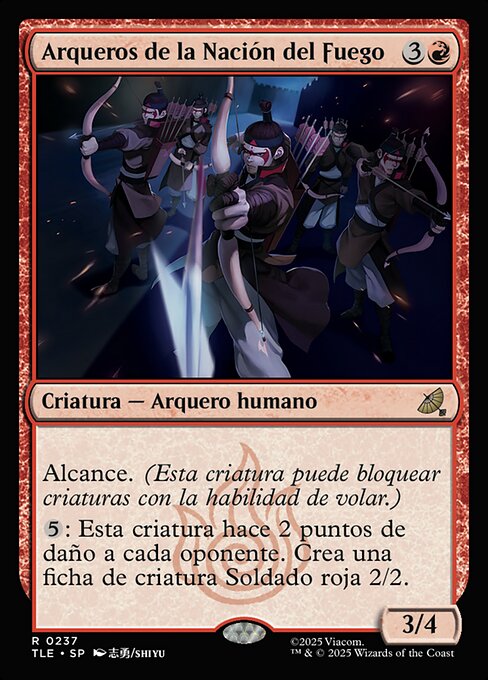 Fire Nation Archers · TLE #237 · ES