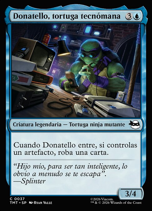 Donatello, Turtle Techie · TMT #37 · ES