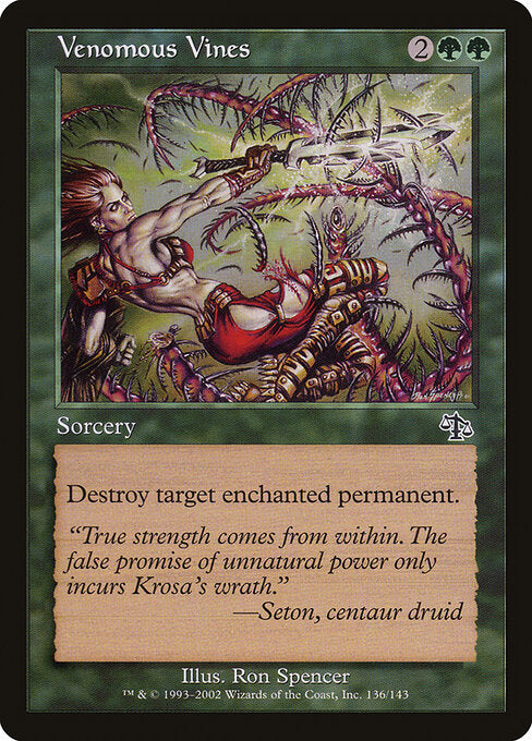 Venomous Vines - Magic: The Gathering JUD #136