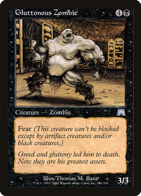 Gluttonous Zombie - Magic: The Gathering ONS #151