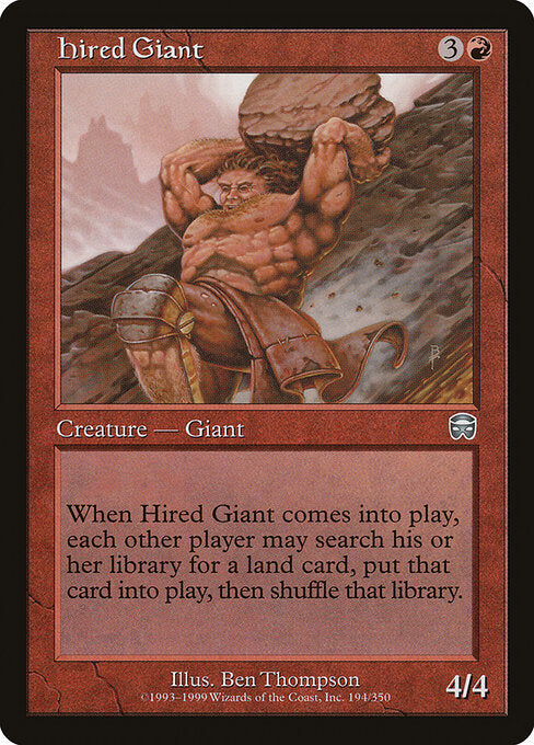 Hired Giant - Magic: The Gathering MMQ #194